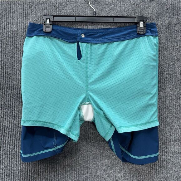 Title Nine Nimblene Swingtastic Skort Size 12 Blue Golf Tennis Pickleball Skirt - Picture 8 of 11